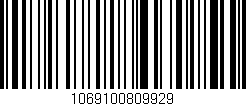Código de barras (EAN, GTIN, SKU, ISBN): '1069100809929'