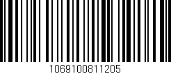 Código de barras (EAN, GTIN, SKU, ISBN): '1069100811205'