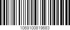 Código de barras (EAN, GTIN, SKU, ISBN): '1069100819683'