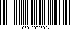 Código de barras (EAN, GTIN, SKU, ISBN): '1069100826834'