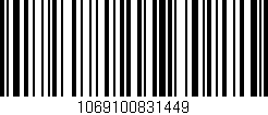 Código de barras (EAN, GTIN, SKU, ISBN): '1069100831449'