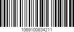 Código de barras (EAN, GTIN, SKU, ISBN): '1069100834211'