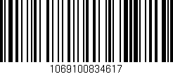Código de barras (EAN, GTIN, SKU, ISBN): '1069100834617'