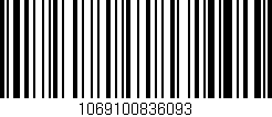 Código de barras (EAN, GTIN, SKU, ISBN): '1069100836093'