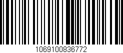 Código de barras (EAN, GTIN, SKU, ISBN): '1069100836772'