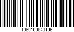 Código de barras (EAN, GTIN, SKU, ISBN): '1069100840106'