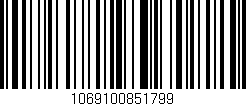 Código de barras (EAN, GTIN, SKU, ISBN): '1069100851799'