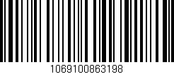 Código de barras (EAN, GTIN, SKU, ISBN): '1069100863198'