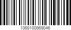 Código de barras (EAN, GTIN, SKU, ISBN): '1069100869046'