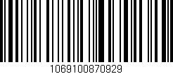 Código de barras (EAN, GTIN, SKU, ISBN): '1069100870929'
