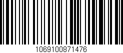 Código de barras (EAN, GTIN, SKU, ISBN): '1069100871476'