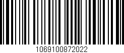 Código de barras (EAN, GTIN, SKU, ISBN): '1069100872022'
