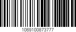 Código de barras (EAN, GTIN, SKU, ISBN): '1069100873777'