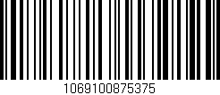 Código de barras (EAN, GTIN, SKU, ISBN): '1069100875375'