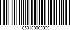 Código de barras (EAN, GTIN, SKU, ISBN): '1069100880829'