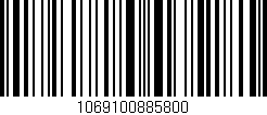 Código de barras (EAN, GTIN, SKU, ISBN): '1069100885800'