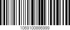 Código de barras (EAN, GTIN, SKU, ISBN): '1069100886999'