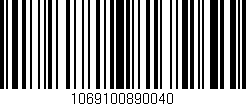 Código de barras (EAN, GTIN, SKU, ISBN): '1069100890040'