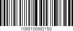 Código de barras (EAN, GTIN, SKU, ISBN): '1069100892150'