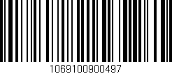 Código de barras (EAN, GTIN, SKU, ISBN): '1069100900497'