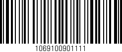 Código de barras (EAN, GTIN, SKU, ISBN): '1069100901111'