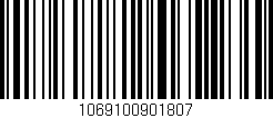 Código de barras (EAN, GTIN, SKU, ISBN): '1069100901807'