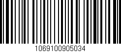 Código de barras (EAN, GTIN, SKU, ISBN): '1069100905034'