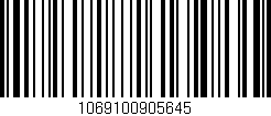 Código de barras (EAN, GTIN, SKU, ISBN): '1069100905645'