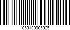 Código de barras (EAN, GTIN, SKU, ISBN): '1069100906925'