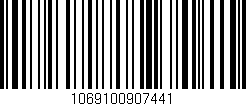 Código de barras (EAN, GTIN, SKU, ISBN): '1069100907441'