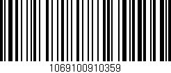 Código de barras (EAN, GTIN, SKU, ISBN): '1069100910359'