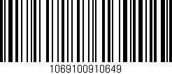 Código de barras (EAN, GTIN, SKU, ISBN): '1069100910649'