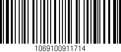 Código de barras (EAN, GTIN, SKU, ISBN): '1069100911714'