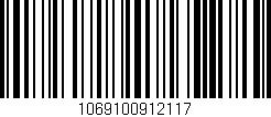 Código de barras (EAN, GTIN, SKU, ISBN): '1069100912117'