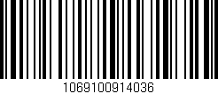 Código de barras (EAN, GTIN, SKU, ISBN): '1069100914036'