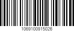 Código de barras (EAN, GTIN, SKU, ISBN): '1069100915026'