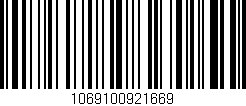 Código de barras (EAN, GTIN, SKU, ISBN): '1069100921669'