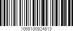 Código de barras (EAN, GTIN, SKU, ISBN): '1069100924813'