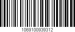 Código de barras (EAN, GTIN, SKU, ISBN): '1069100939312'