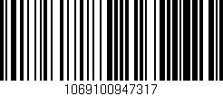 Código de barras (EAN, GTIN, SKU, ISBN): '1069100947317'