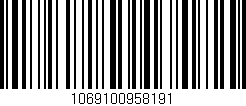 Código de barras (EAN, GTIN, SKU, ISBN): '1069100958191'