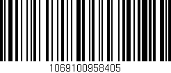 Código de barras (EAN, GTIN, SKU, ISBN): '1069100958405'