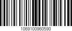 Código de barras (EAN, GTIN, SKU, ISBN): '1069100960590'