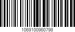 Código de barras (EAN, GTIN, SKU, ISBN): '1069100960798'
