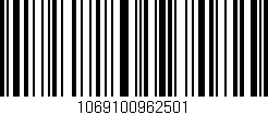 Código de barras (EAN, GTIN, SKU, ISBN): '1069100962501'