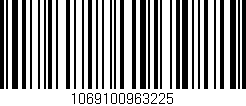 Código de barras (EAN, GTIN, SKU, ISBN): '1069100963225'