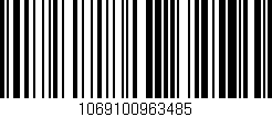 Código de barras (EAN, GTIN, SKU, ISBN): '1069100963485'