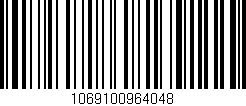 Código de barras (EAN, GTIN, SKU, ISBN): '1069100964048'