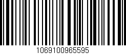 Código de barras (EAN, GTIN, SKU, ISBN): '1069100965595'