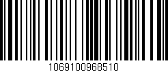 Código de barras (EAN, GTIN, SKU, ISBN): '1069100968510'